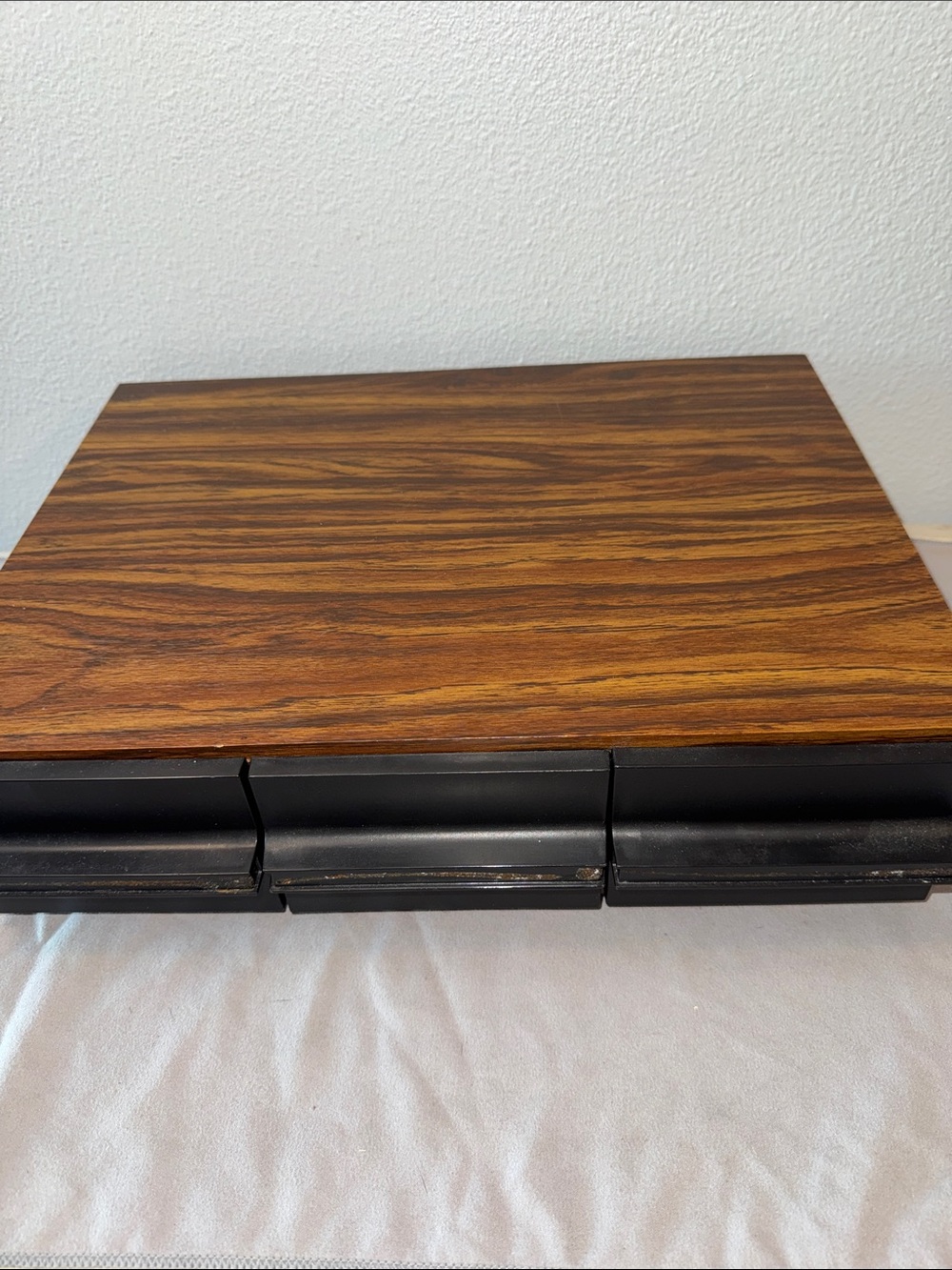 Vintage 3-Drawer Audio Cassette Media Storage Cabinet Holds 36 Made in Taiwan
